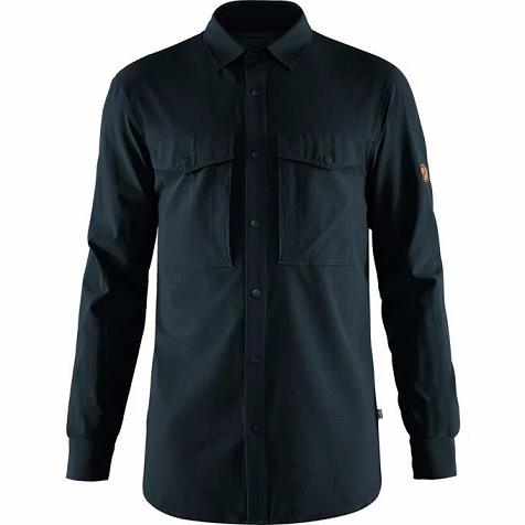 Fjallraven Men Abisko Shirts Navy PH148711 Philippines